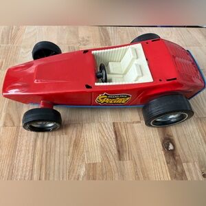 NYLINT Grand Prix Special Vintage Metal Toy Car Red Blue